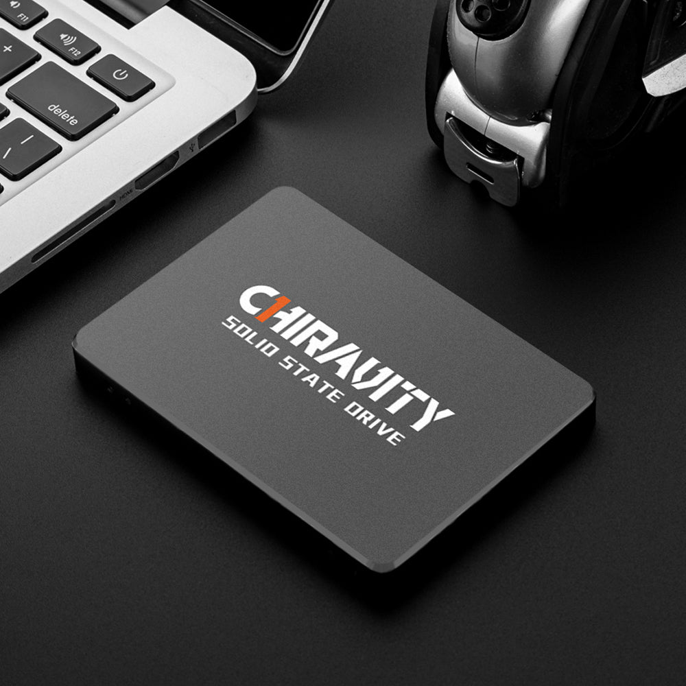 CHIRAVITY SSD SATA III 2.5" 6GB/s 128GB 256GB Internal Solid State Drive 3D NAND Flash (Speed up to R:550/W:450 MB/s) Compatible with Laptop & PC Desktop SSD