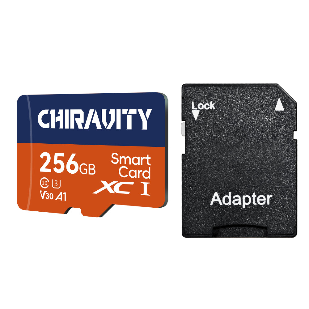 CHIRAVITY Micro SD Card 512GB, UHS-I U3 V30 A1, 100MB/s High Speed Memory Card, Class 10 TF Card for 4K UHD Video, Camera, Drone, Smartphone, Dash Cam