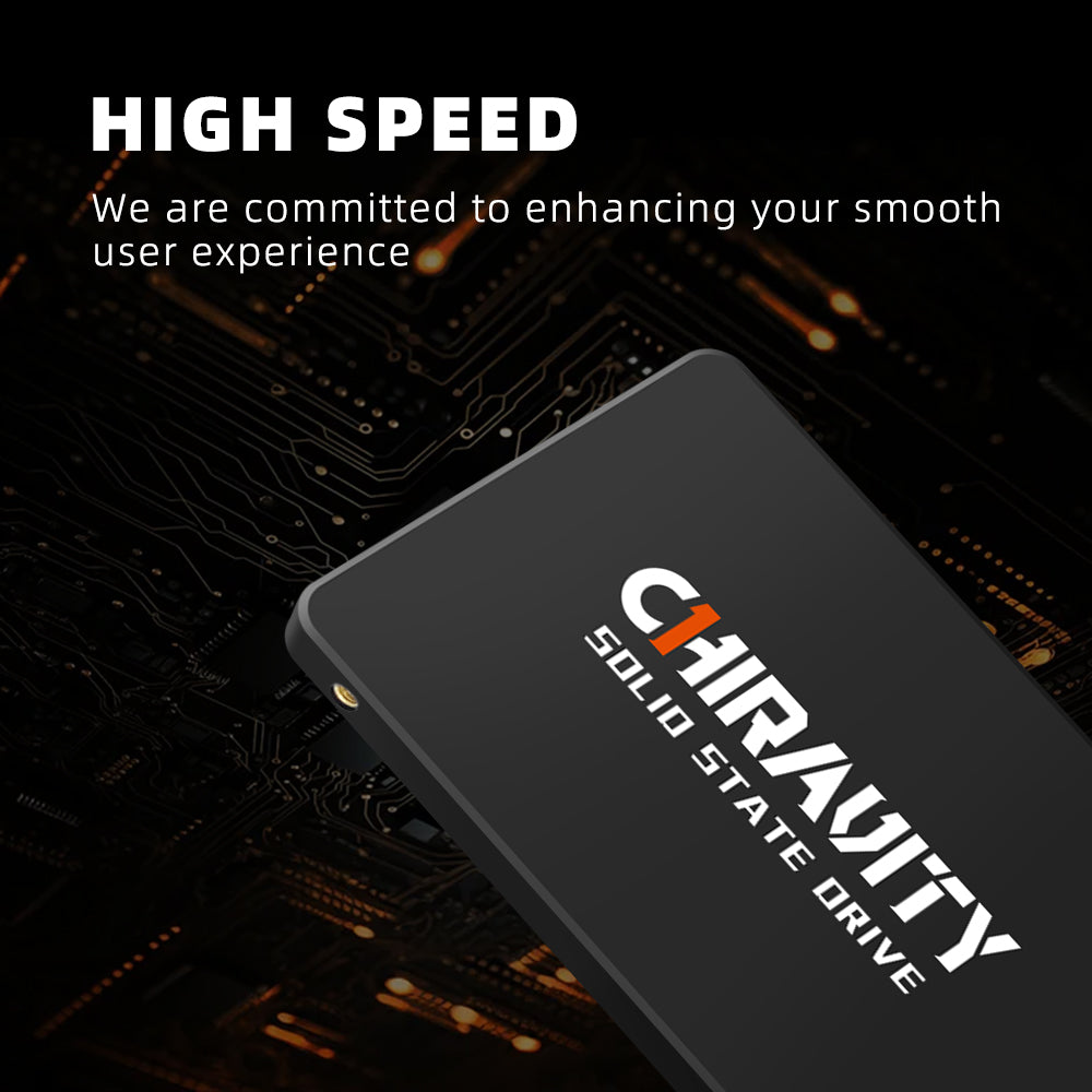 CHIRAVITY SSD SATA III 2.5" 6GB/s 128GB 256GB Internal Solid State Drive 3D NAND Flash (Speed up to R:550/W:450 MB/s) Compatible with Laptop & PC Desktop SSD