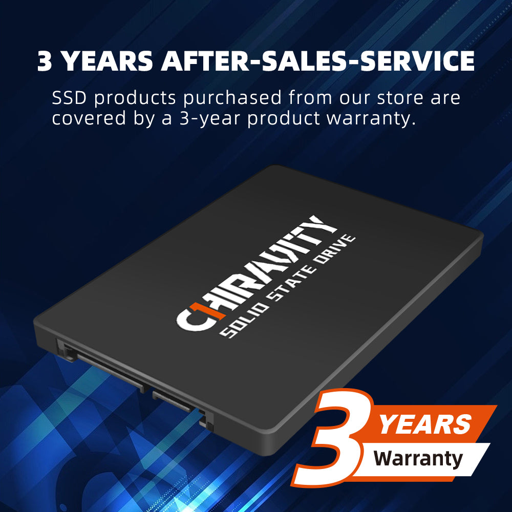 CHIRAVITY SSD SATA III 2.5" 6GB/s 128GB 256GB Internal Solid State Drive 3D NAND Flash (Speed up to R:550/W:450 MB/s) Compatible with Laptop & PC Desktop SSD